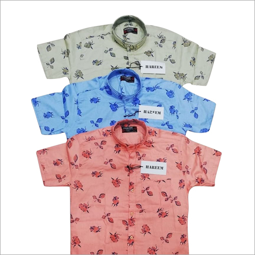 Mens Designer Printed Shirt Gender: Boy