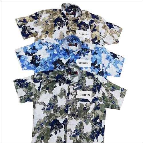 Mens Casual Printed Shirt Gender: Boy