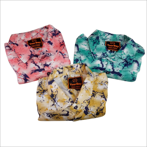 Mens Party Wear Printed Shirt Gender: Boy
