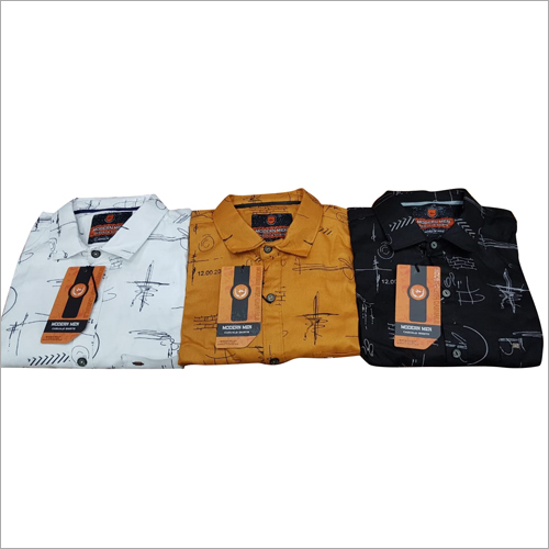 Mens Slim Fit Shirt - Cotton Dobby Fabric Available in L M XL XXL | Bead Closure Casual and Formal Wear Stylish Patterns Excellent Packaging