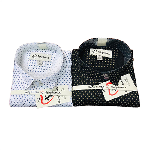 Mens Designer Print Shirt