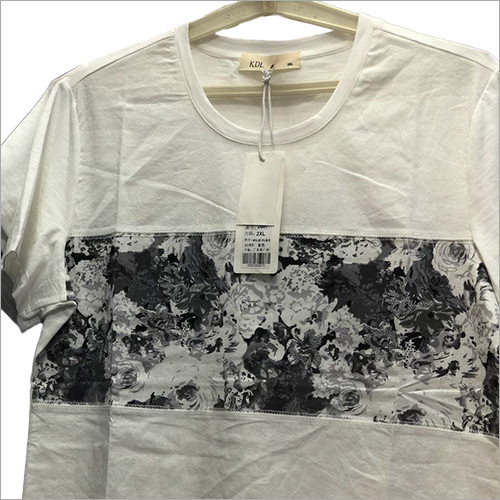 Mens Round Neck Half Sleeves T-Shirt