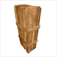Industrial Wooden Packaging Boxes - Wood Material, Custom Sizes Available, Yellow Color, Rigid Structure | Perfect For Large-volume Shipment And Packaging Solutions
