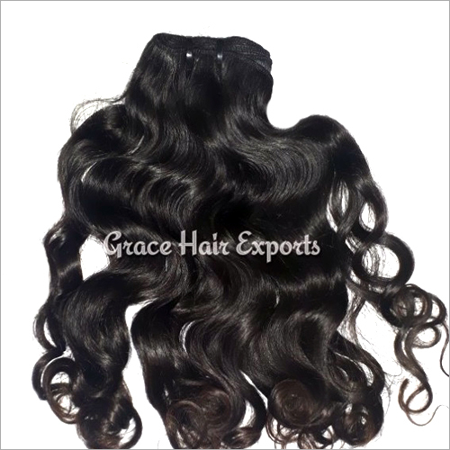 Black Loose Wave Double Drawn Weft Hair Extension