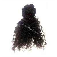 Steamed Curly Weft Hair Extension