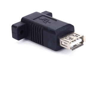 USB 2.0 Panel-Mount Type B female to Type A female coupler By GLOBALTRADE