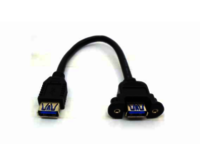 Panel Mount Cable USB 3.0 A Female to A Female