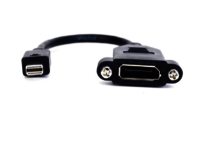 Mini DisplayPort to DisplayPort Panel-Mount cable