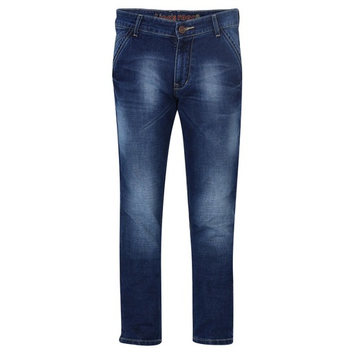Denim Jeans - Denim, 41-42 Inch Length, Waist Size 28-38, Sky Blue | Breathable, No Fade, Washable
