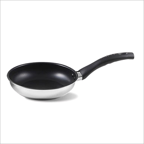 Stainless Steel Fry Pan - Non-Stick Interior Coating , Lightweight Design & Easy to Clean Surface Finish