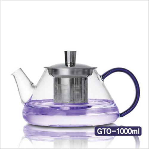 Glass Heat Resistant Olive Type Teapot