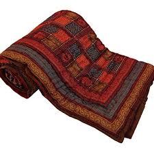 Jaipuri Razai - Cotton Fabric, 90x60 Inch | Lightweight, Handblocked Print, Cool in Summer, Warm in Winter, Soft Texture, Quality Checked