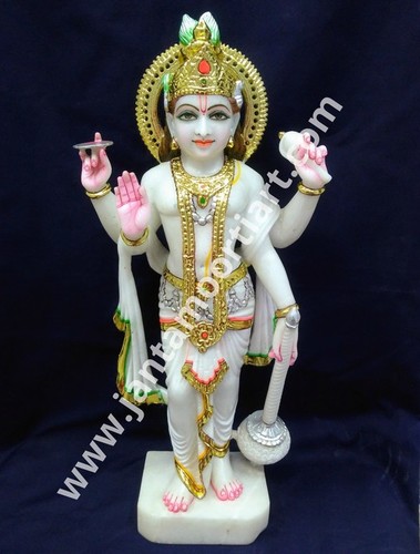 White Vishnu Statue