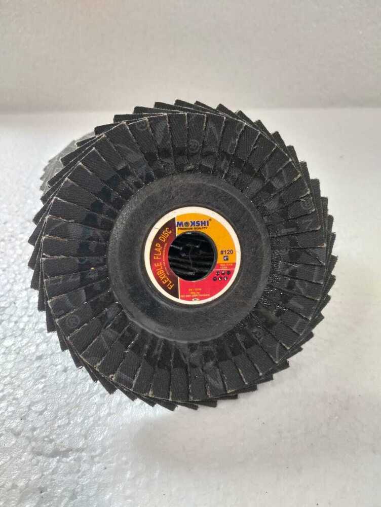 Flower Flap Disc - Calcined Abrasive Material, Round Shape | Durable Design for Enhanced Grinding and Finishing Applications