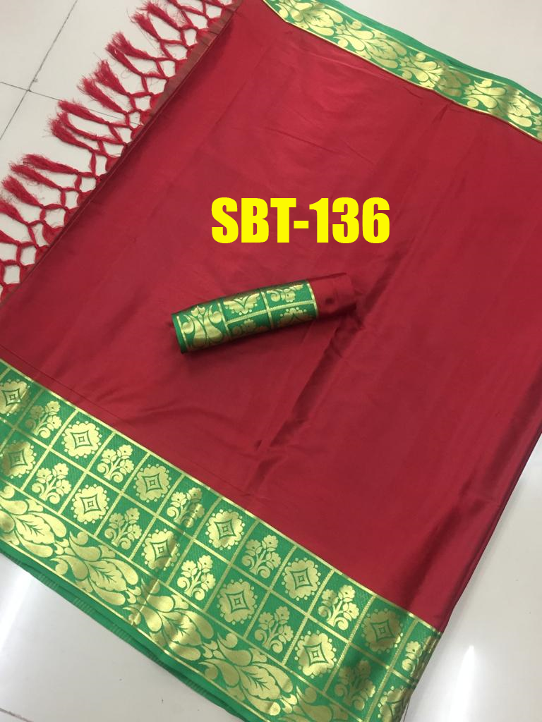 PLAIN COTTON SILK SAREES