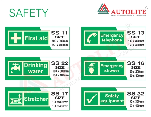 Safety Signages Application: Indoor & Outdoor