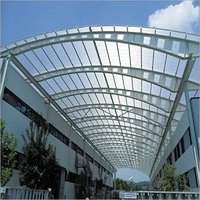 Transparent Polycarbonate Sheet Application: Industrial Shed