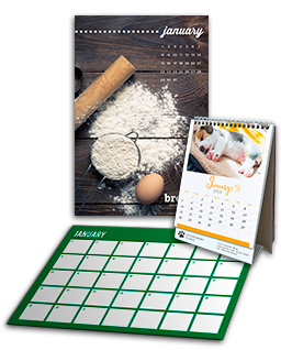 Personalized Gifts Wall Calendar