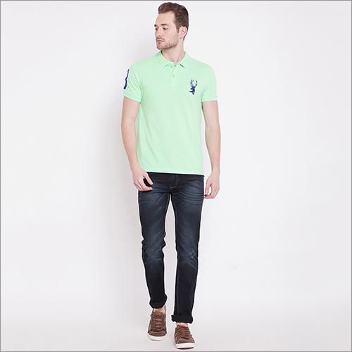 Mens Polo T-Shirt - 80% Cotton 20% Polyester, Sizes L, M, XL, XXL | Mustard, Light Green, Pink, Aqua, Teal - Soft Texture, Colorfast, Comfortable Fit