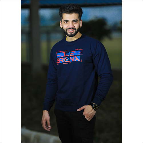 Mens Round Neck Full Sleeve Sweatshirt