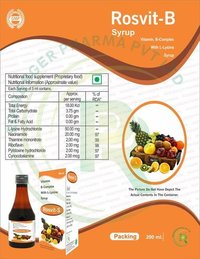 B-COMPLEX WITH L-LYSINE SYRUP