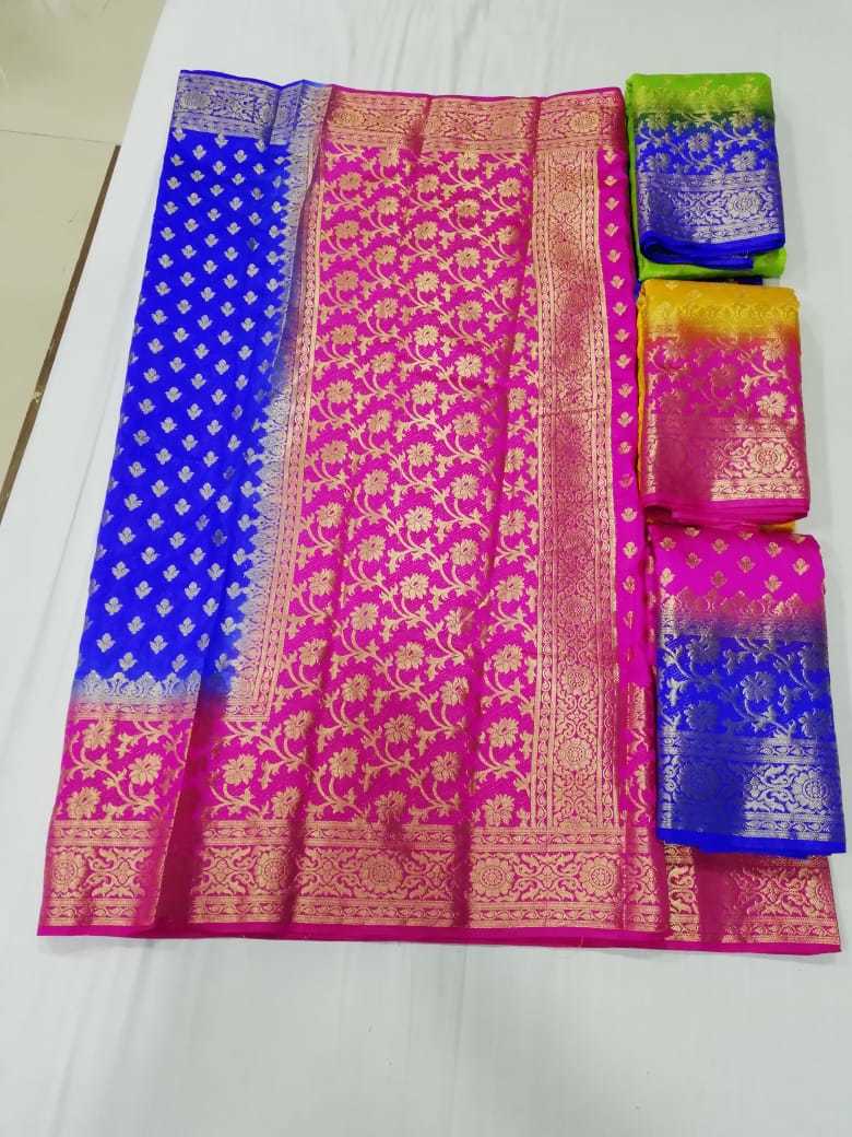 Women's Heavy Kanjivaram Rich Pallu Design Sarees
