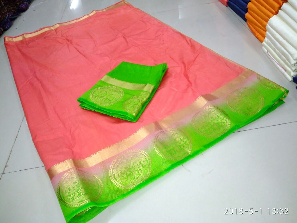 PLAIN  KANJIVARAM SILK SAREE