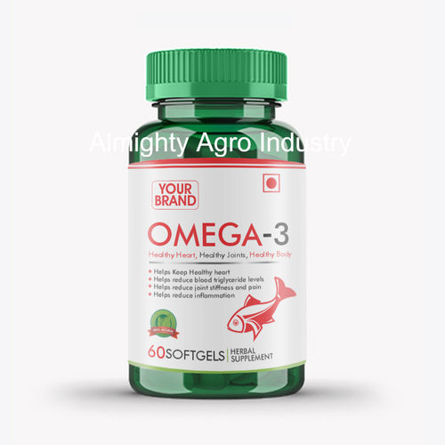 Herbal Product Fish Oil Softgel Capsule