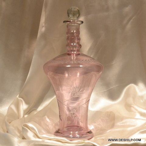 Purple Glass Perfume Decanter