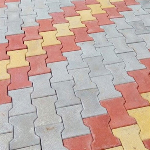 Grey Interlocking Paver Block