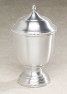 Triumph Metal Cremation Urn in Silver