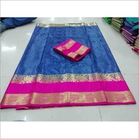 Multicolor Butta Kanjivaram Saree For Women's