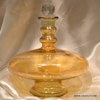 Ring Glass Antique Shape Perfume Decanter
