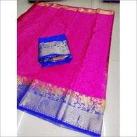 Multicolor Women's Kanjivaram Butta Saree