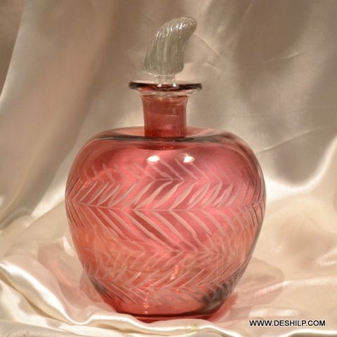 Apple Shape Glass Perfume Decanter