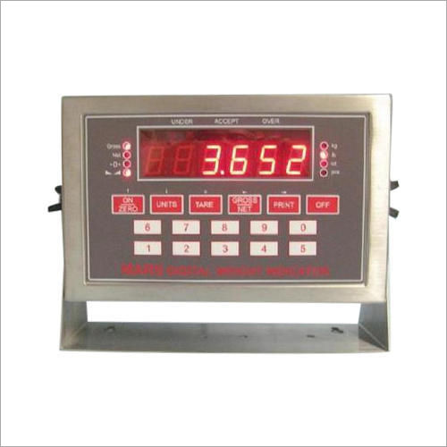 Digital Weight Indicator - Stainless Steel 10X8X5 Inch Digital LED Display | Accurate Weighing Durable Design Easy Operation Long Lifespan Low Maintenance Versatile Use