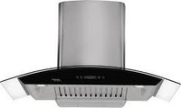 Hindware Kitchen Chimney - Stainless Steel & Glass Top, 60 & 90 Cm Sizes | Suction Capacities 1000, 1200, 1500 (m3/hr), Auto Clean, Baffle & Cassette Filters