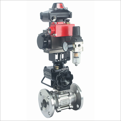 Ball Valve with Rotary Actuator and Accessories