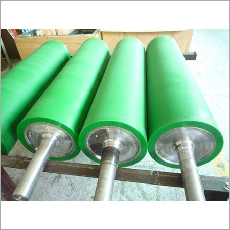 Silver Adhesive Coating Rubber Roller