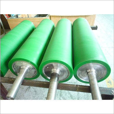 Silver Adhesive Coating Rubber Roller