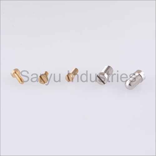 Silver And Golden Brass Hex Screw