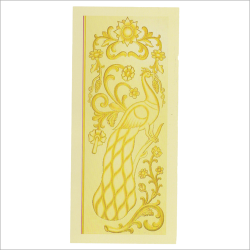 Peacock Printed Laminated Door