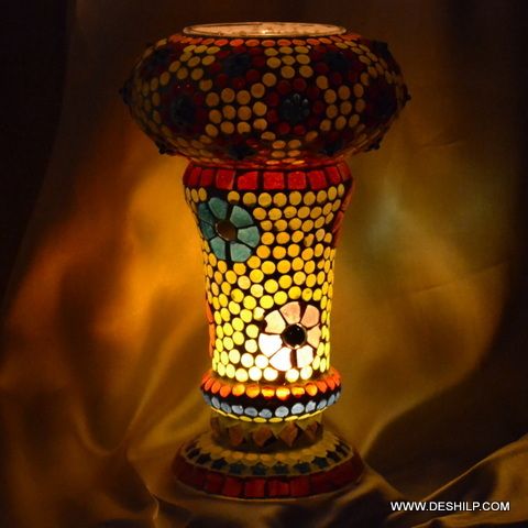 UNIQUE DESIGN MOSAIC TABLE LAMP