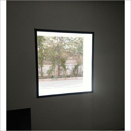 White Door Glass View Panel