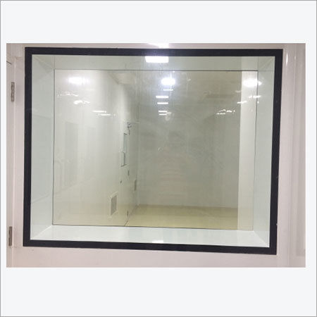 White Double Glass View Panel