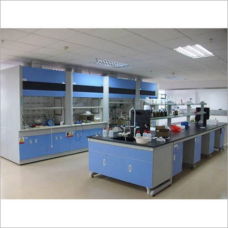 Blue Modular Laboratory Furniture