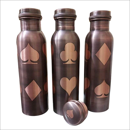 Printed Copper Water Bottle