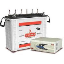 V-Guard Inverter - 2 KVA TUBULAR Battery, 240 Input Voltage | Over Voltage Protection, White & Blue, 15 Kgs Weight