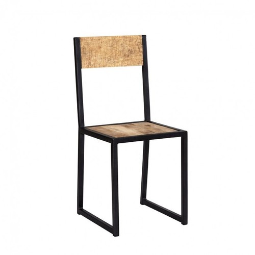 Industrial Dining iron Wood