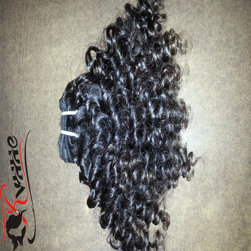 Natural Afro Kinky Hair Black Weave Bundles